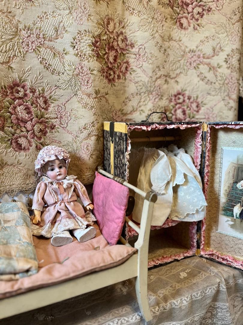 アンティークビスクドール ケストナー143この子のためのセット