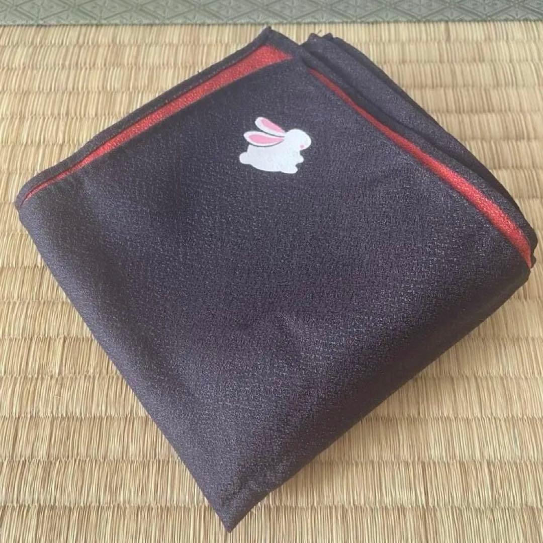 山田平安堂　白檀　二段重　重箱　取り皿2枚、風呂敷付き