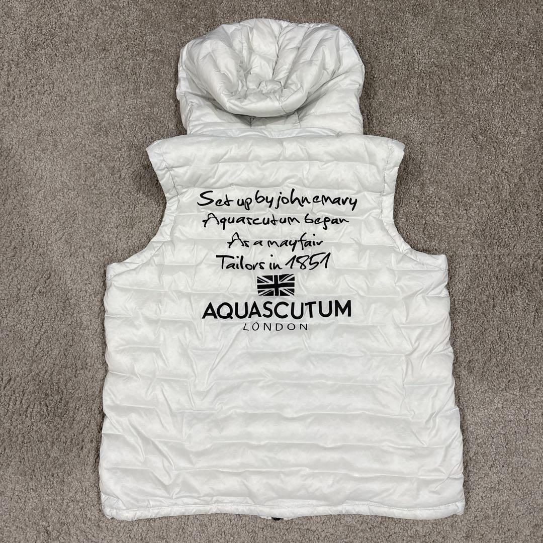 Aquascutun/アクアスキュータム ゴルフダウン90% ベスト パーカー