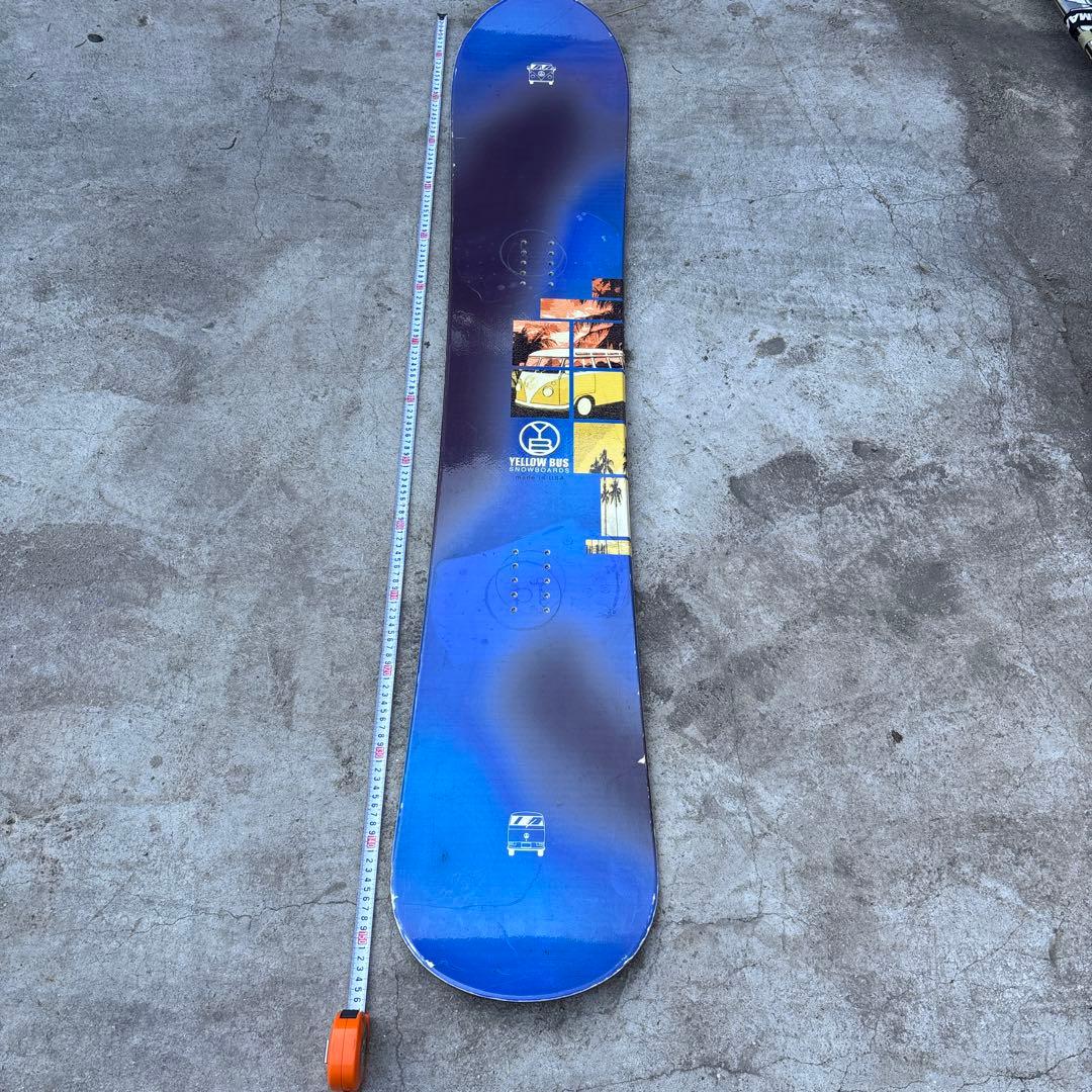 YELLOWBUSスノーボード 青色デザイン 155cm