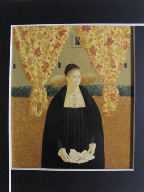 福岡通男　「種」、希少画集より、状態良好、新品高級額装付