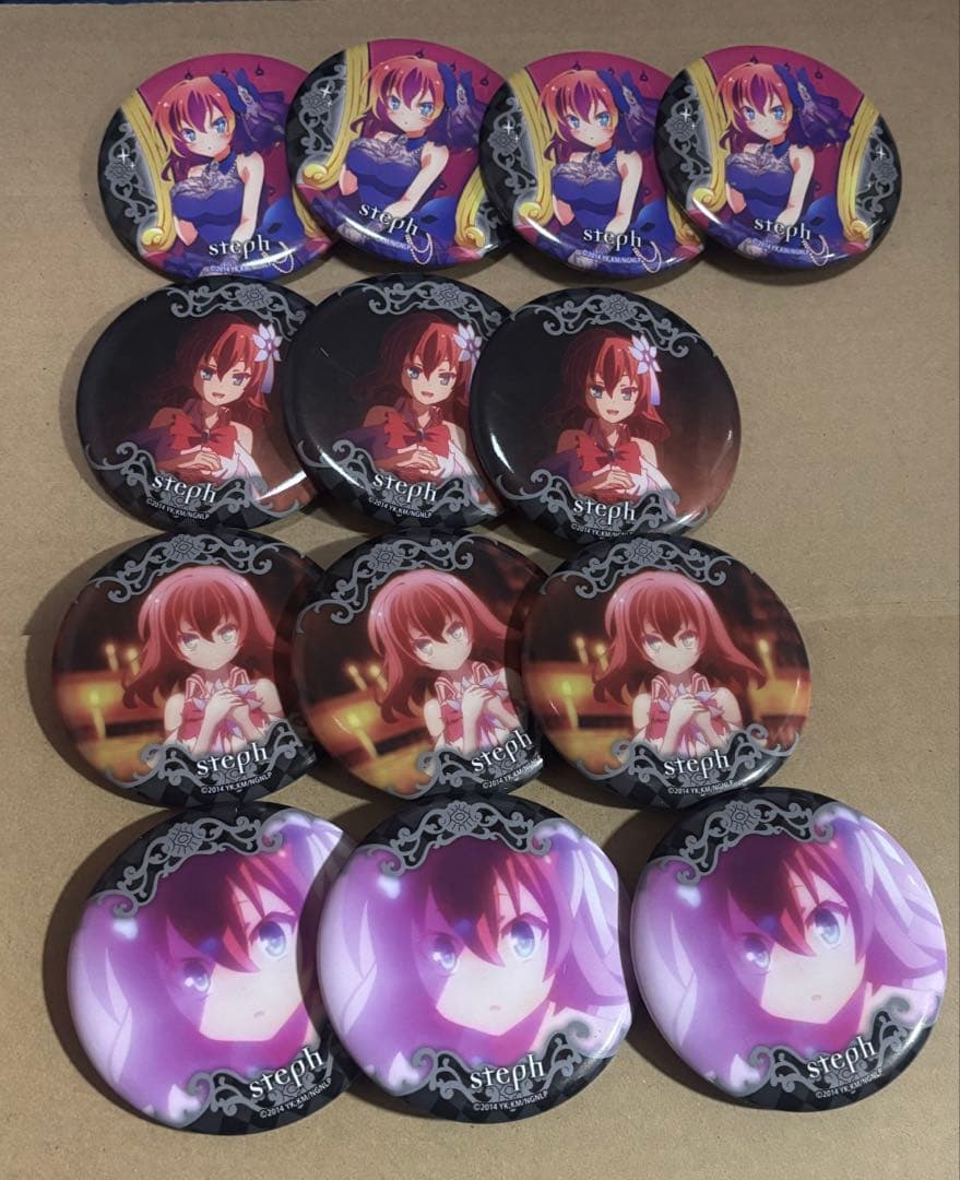 ノーゲーム・ノーライフ ラッキー缶バッジ ステファニー・ドーラ セット