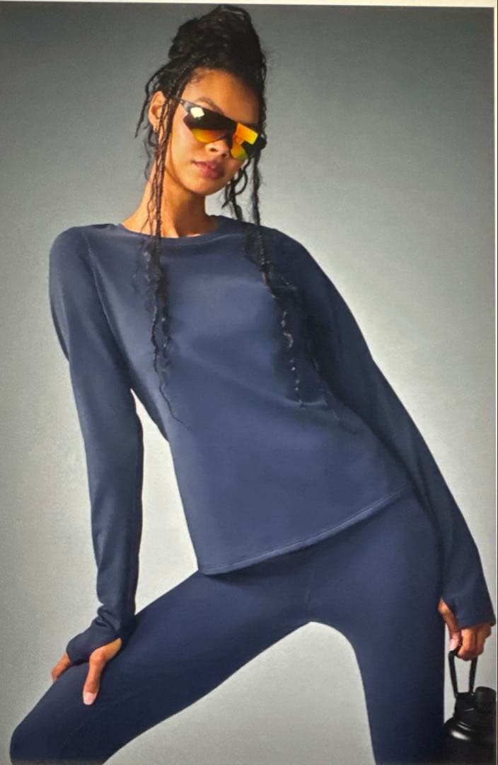 ALO YOGA airbrush winter warm 裏起毛新品タグ付き