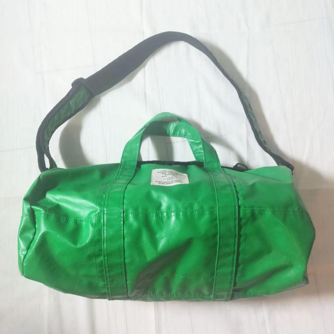 【CABANE de ZUCCA】 ボストンバッグ 2wayショルダー 緑色