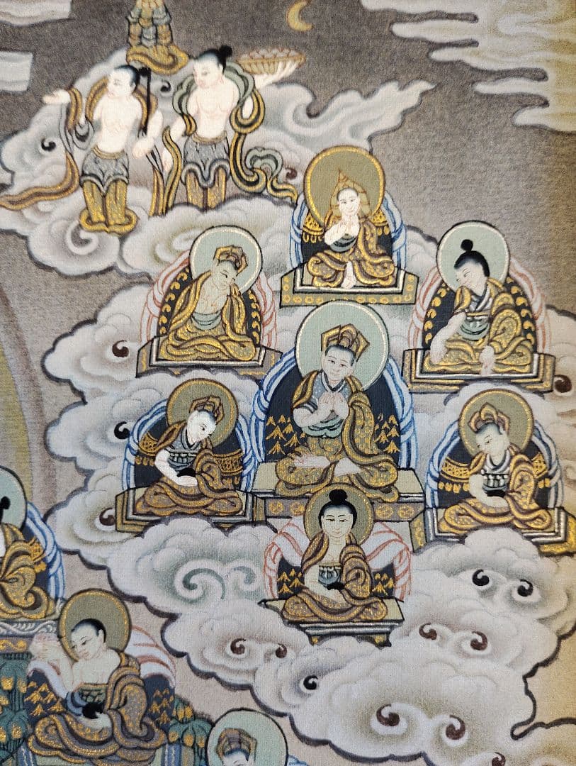 集会樹 絵画 手描き 仏画