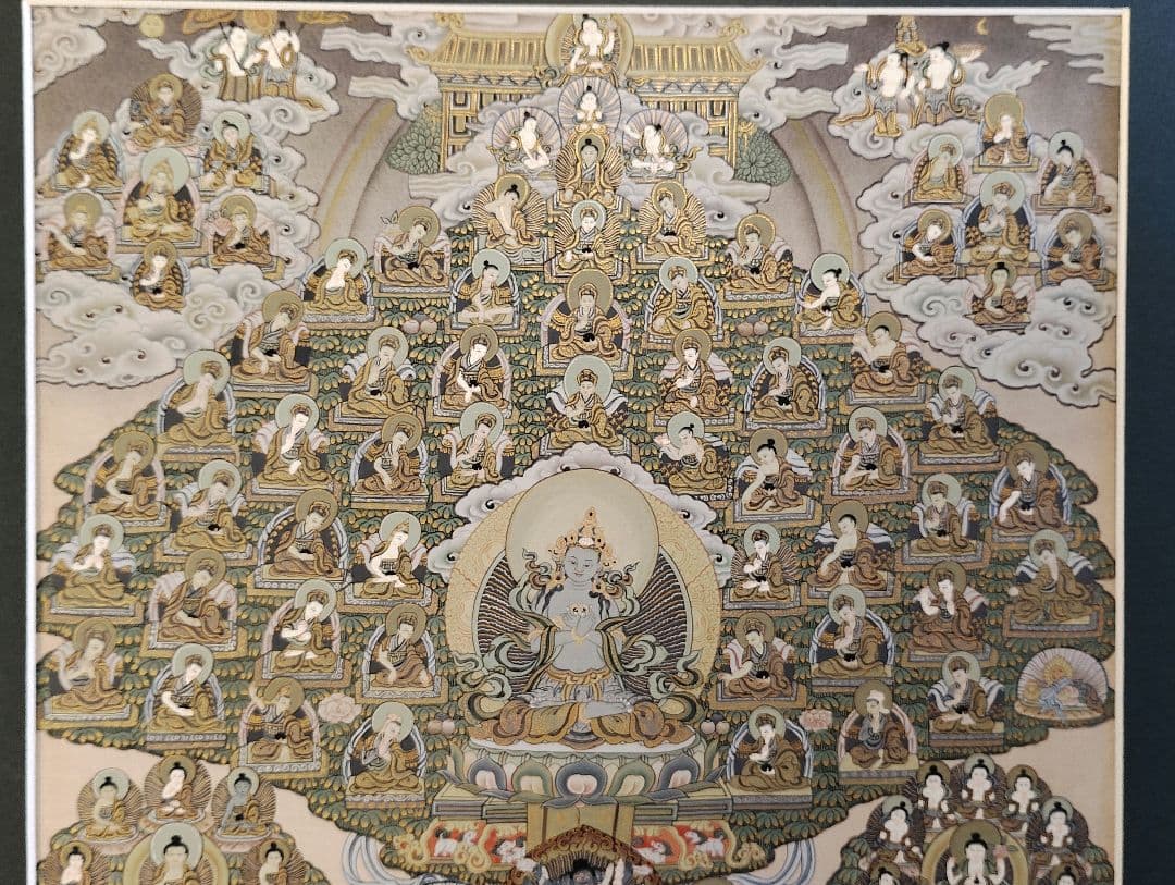 集会樹 絵画 手描き 仏画