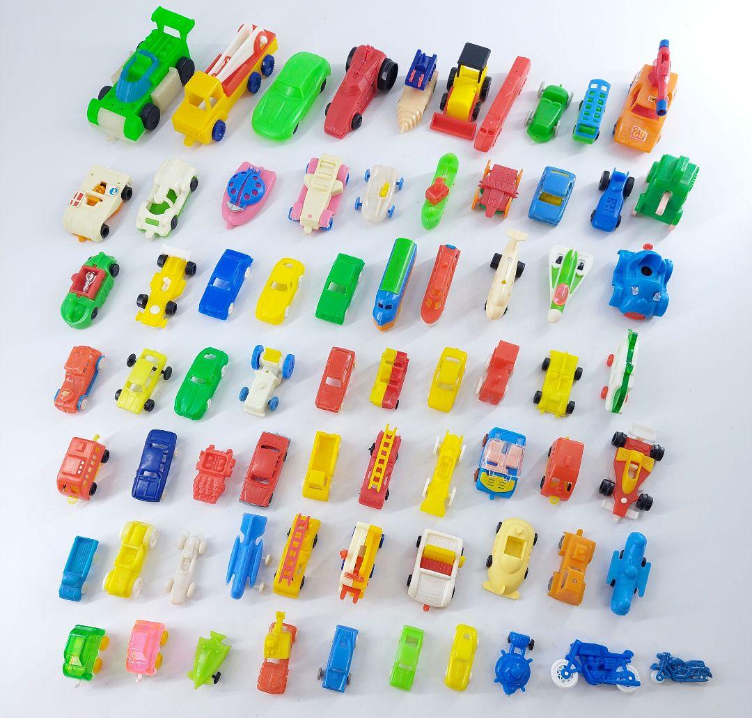 当時物 グリコ おまけ 乗り物 70個 まとめ売り 中古現状品