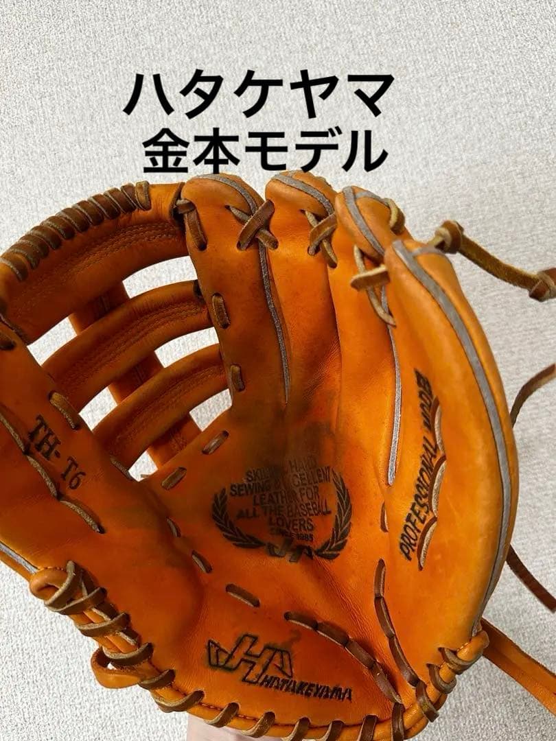 【レア物】ハタケヤマ　金本モデル グローブ