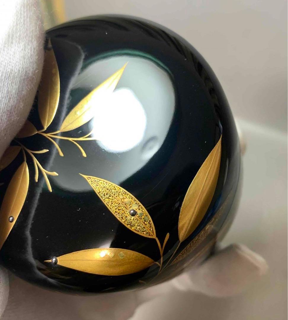 茶道具　露笹大棗　徹