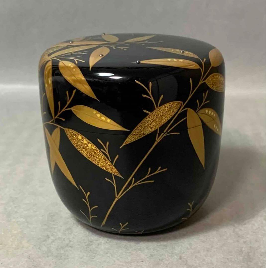 茶道具　露笹大棗　徹