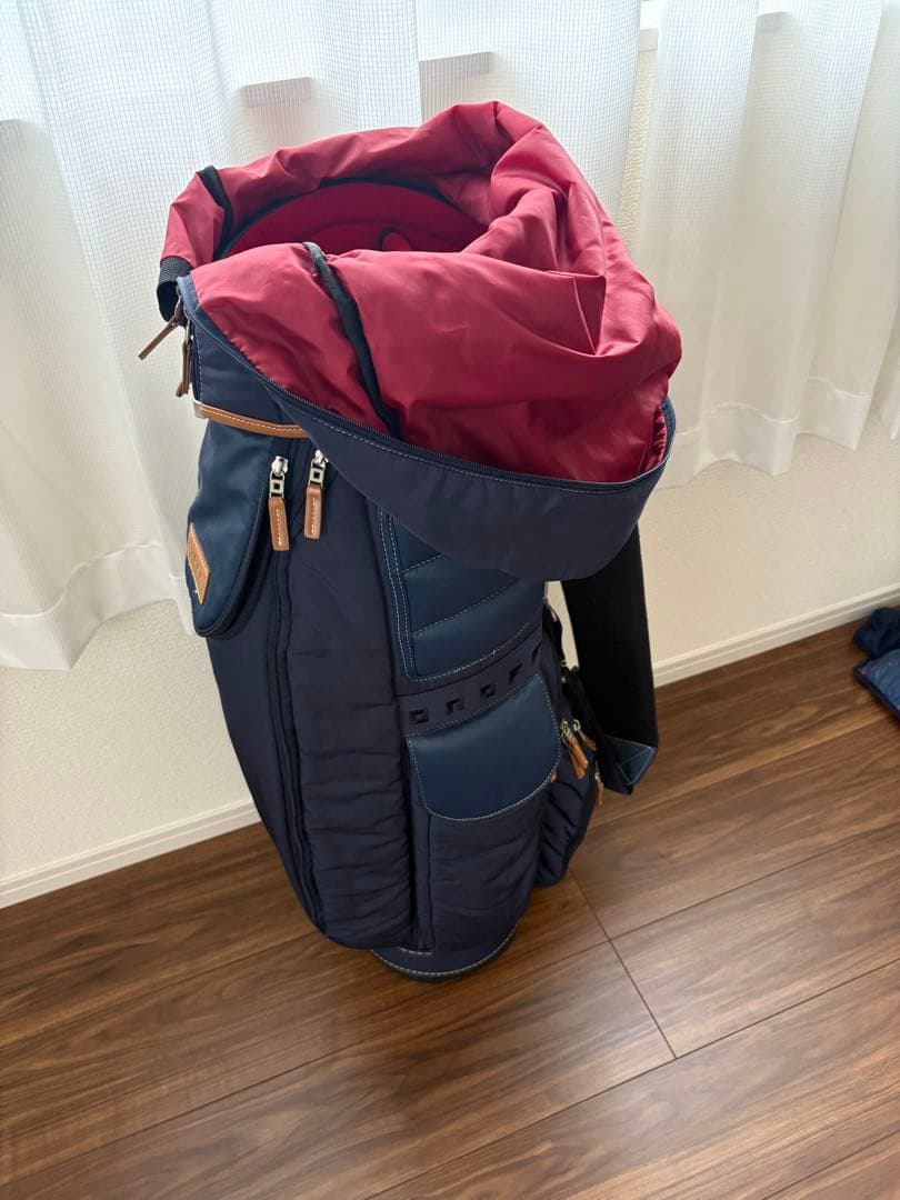 オノフ　ネイビーゴルフバッグ・キャディバッグ　レディース、メンズも