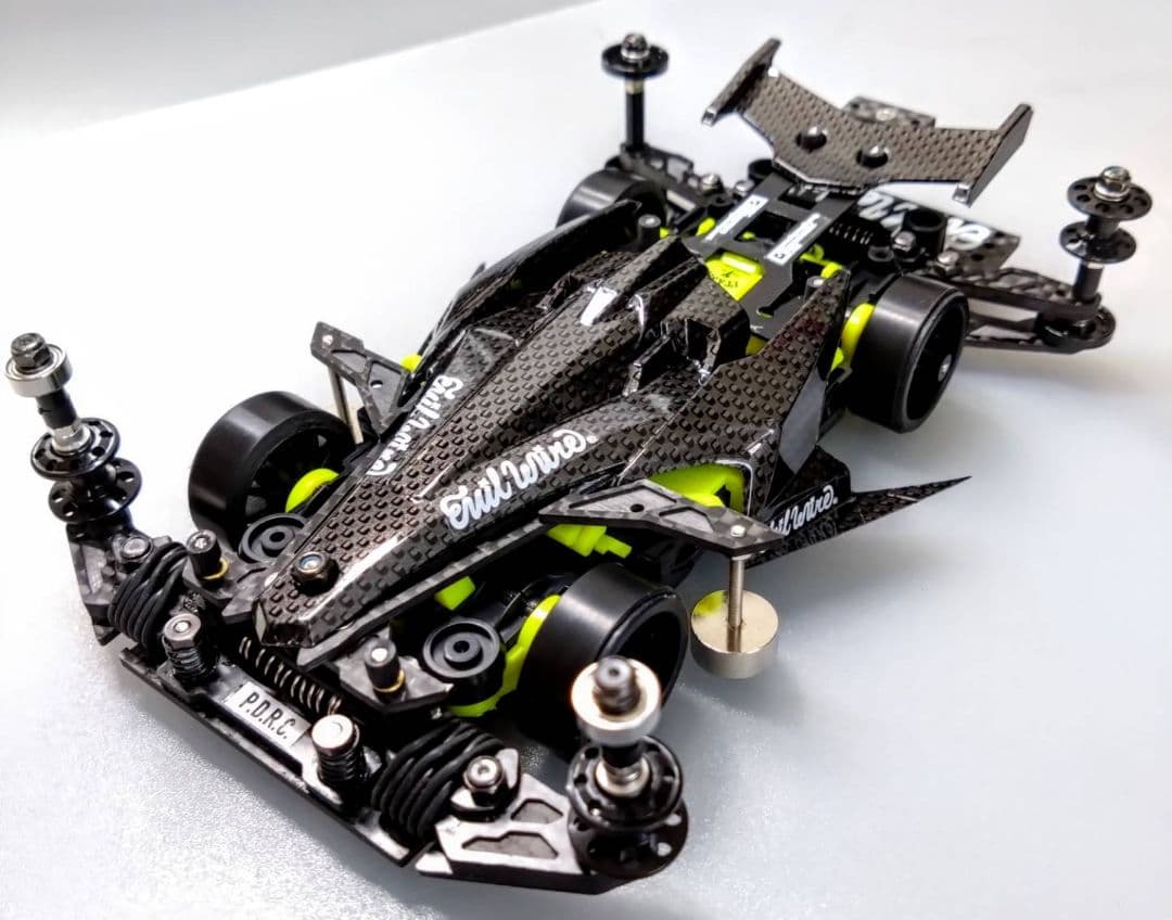 ミニ四駆 完成品 アバンテmkⅢ アズール カーボンボディ