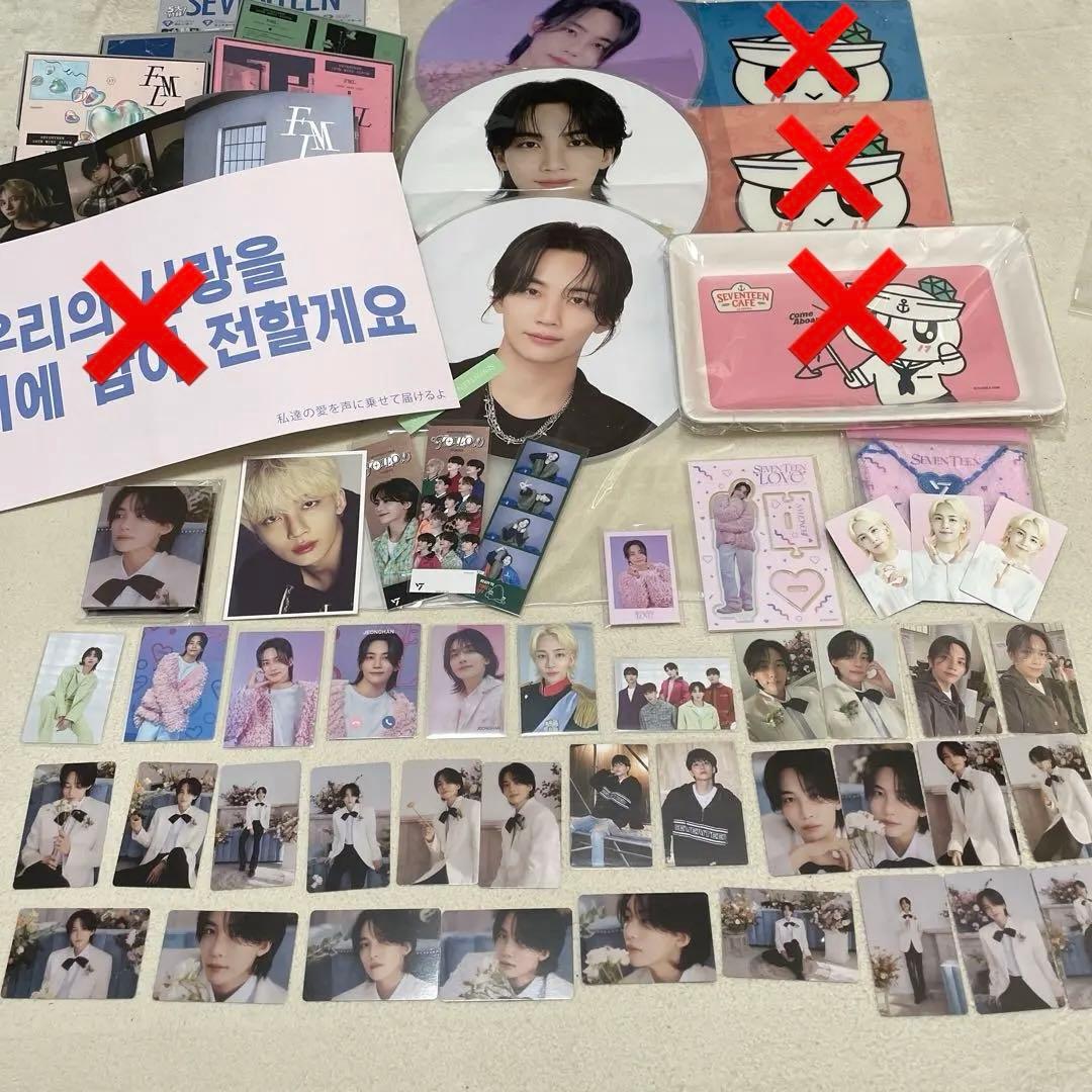 SEVENTEEN ジョンハン 軍服 トレカ アクスタ ピケットうちわ セブチ