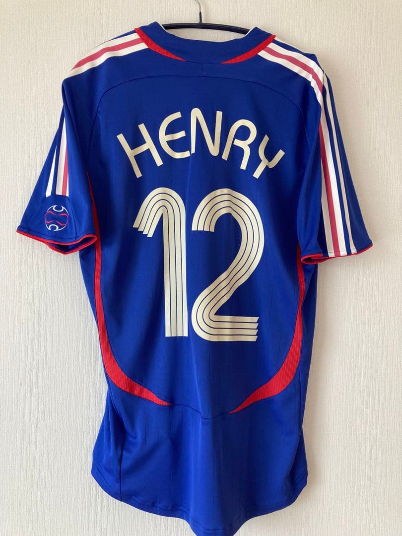 【新品】フランス代表 アンリ 正規品 ユニフォーム 2006W杯 Oサイズ