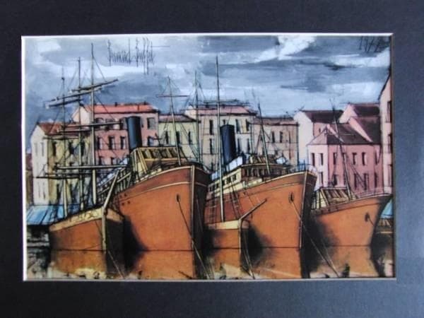 ベルナール・ビュッフェ,Saint-Tropez,le quai Suffren