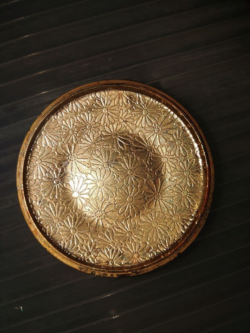 朱肉　菊紋　アンティーク　レトロ