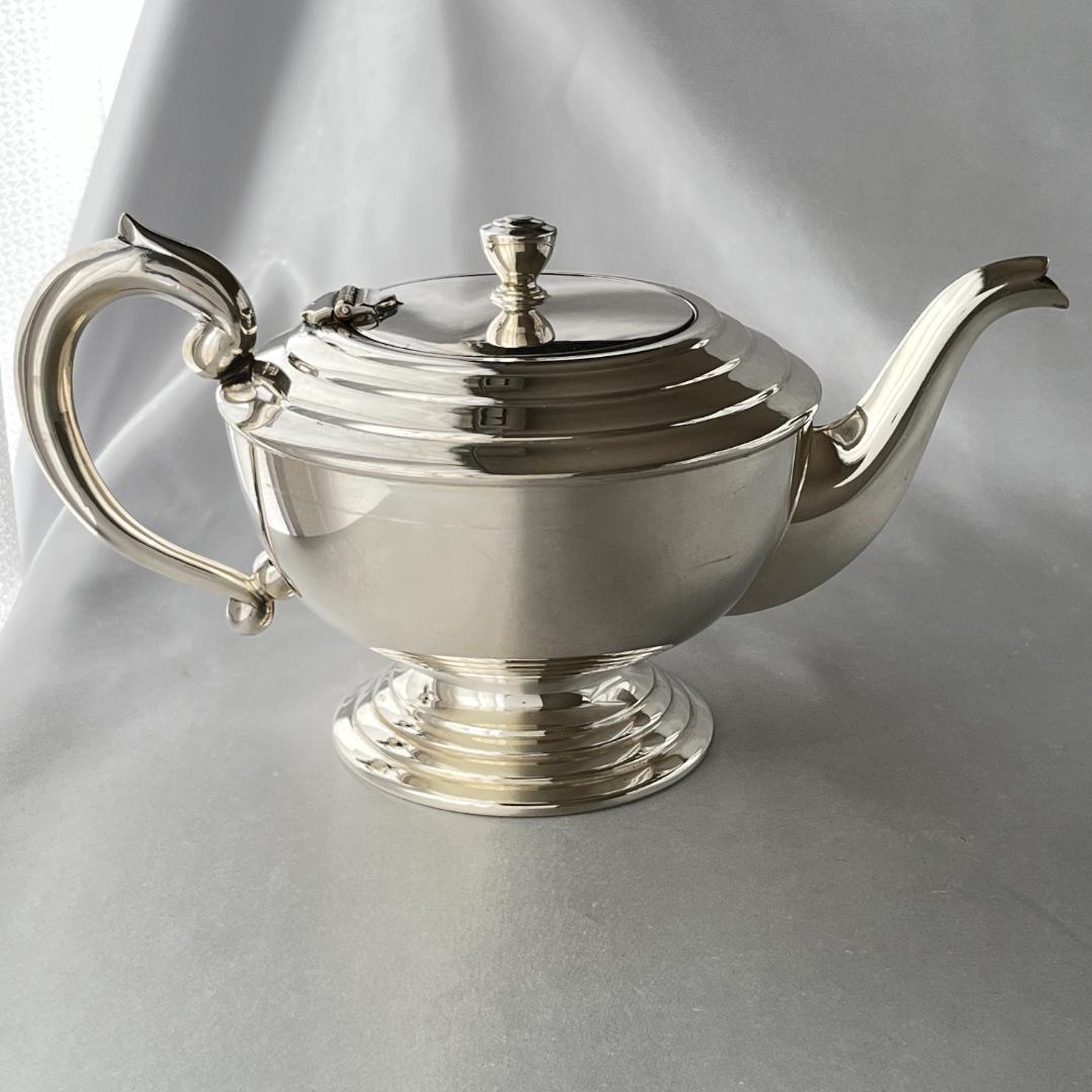 【SILCRAFT】 アール・デコ ティーサービス 4点 ティーポット