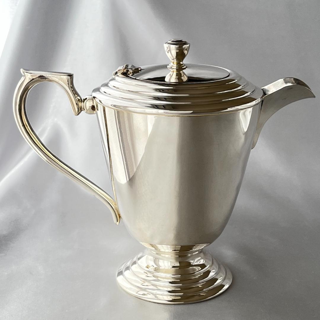 【SILCRAFT】 アール・デコ ティーサービス 4点 ティーポット