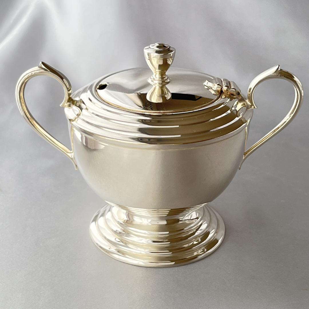 【SILCRAFT】 アール・デコ ティーサービス 4点 ティーポット