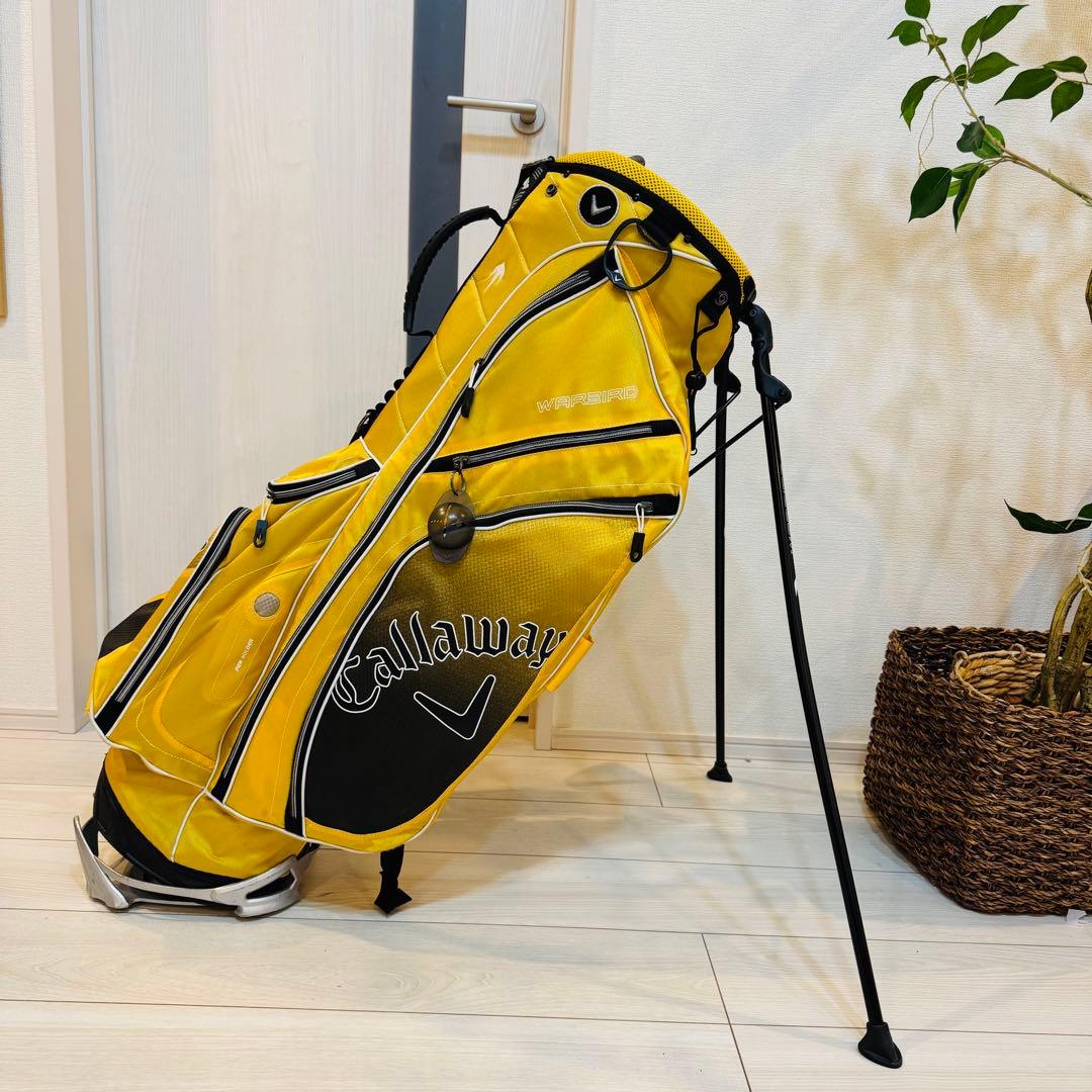 Callaway スタンド型キャディバック 軽量 コンパクト イエロー
