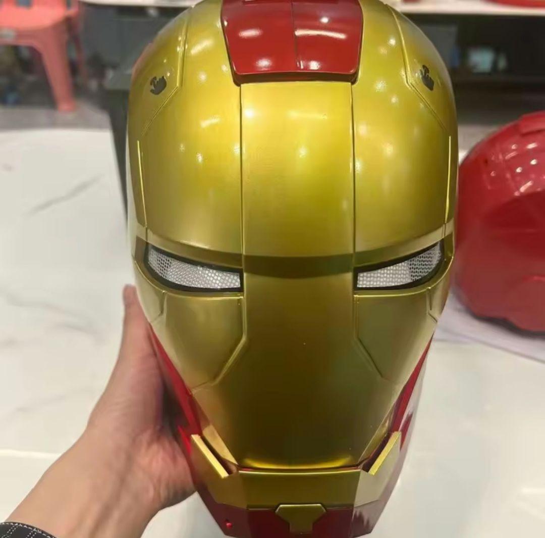 アイアンマン電動ヘルメット 着用可能