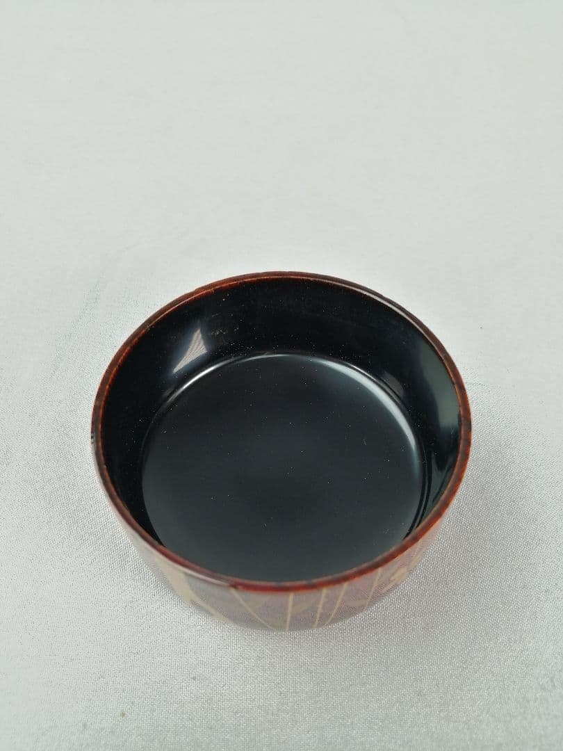 【茶道具】塗師中村宗悦造　欅溜塗枝垂桜蒔絵長棗　茶器　棗293