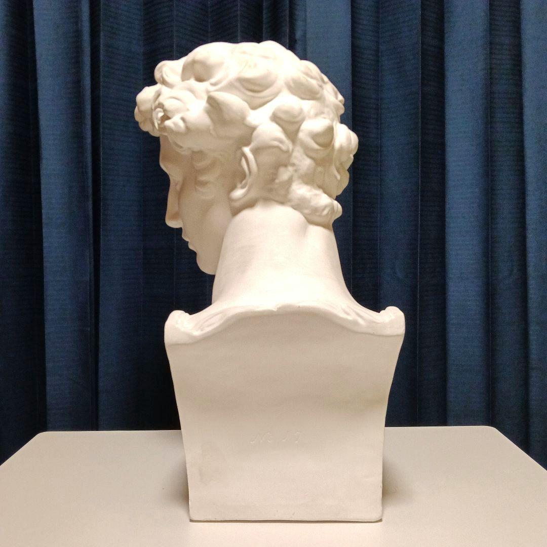 ジュリアーノ・デ・メディチ胸像（ミケランジェロ作）石膏像 美術品 インテリア