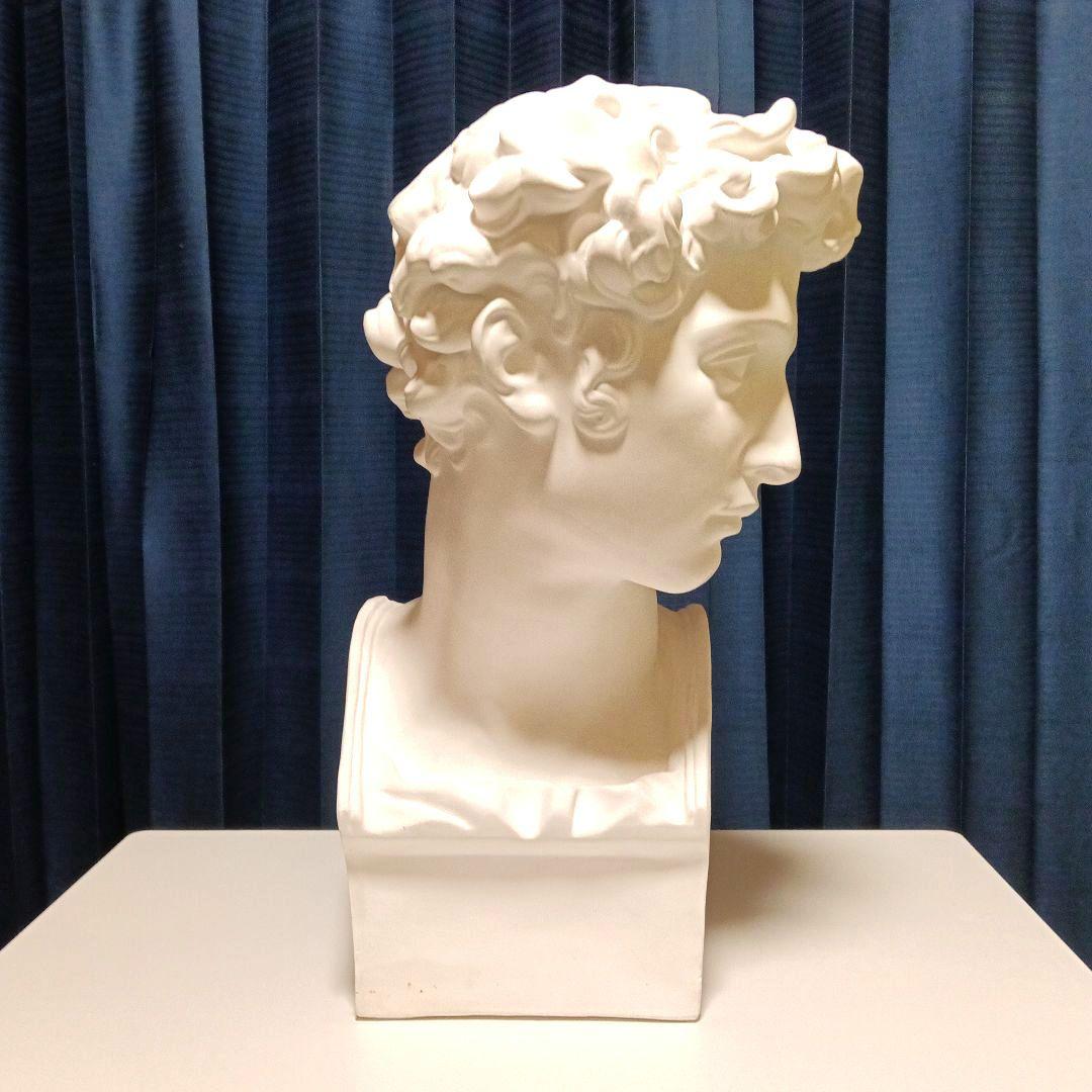 ジュリアーノ・デ・メディチ胸像（ミケランジェロ作）石膏像 美術品 インテリア