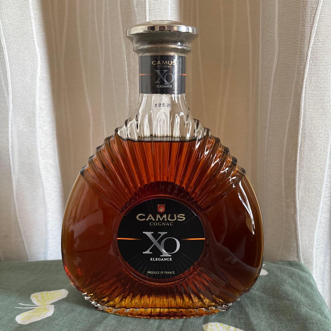 ◎CAMUS カミュコニャックXO エレガンス ブランデーグラス2個付き 箱入り