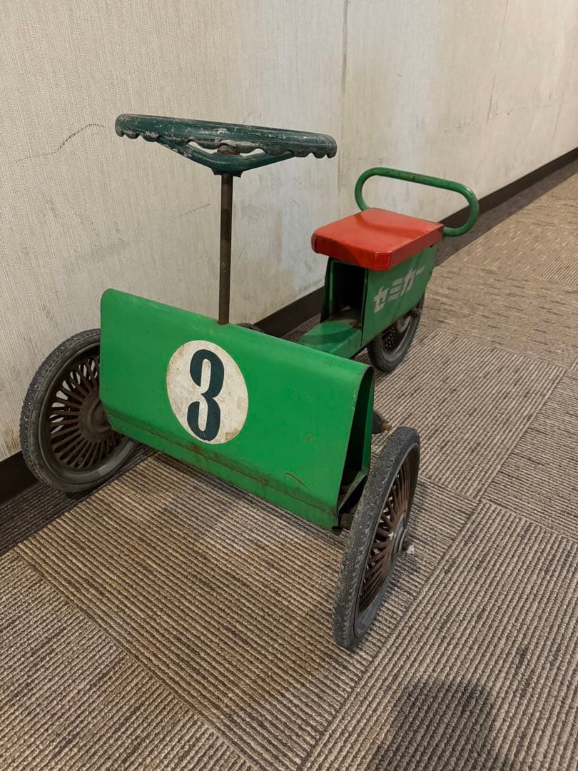 【最終値下/送料込】子供用のカート ブリキ製【レトロ】