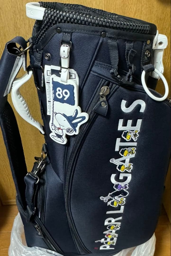 パーリーゲイツ SNOOPY スヌーピー スタンド式キャディバッグ ネイビー