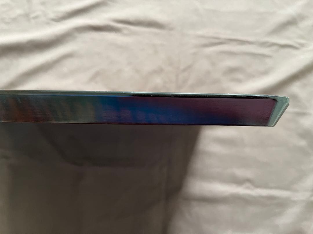 希少　黒柿拭漆我谷盆　25cm×35.4cm×1.8cm №9030