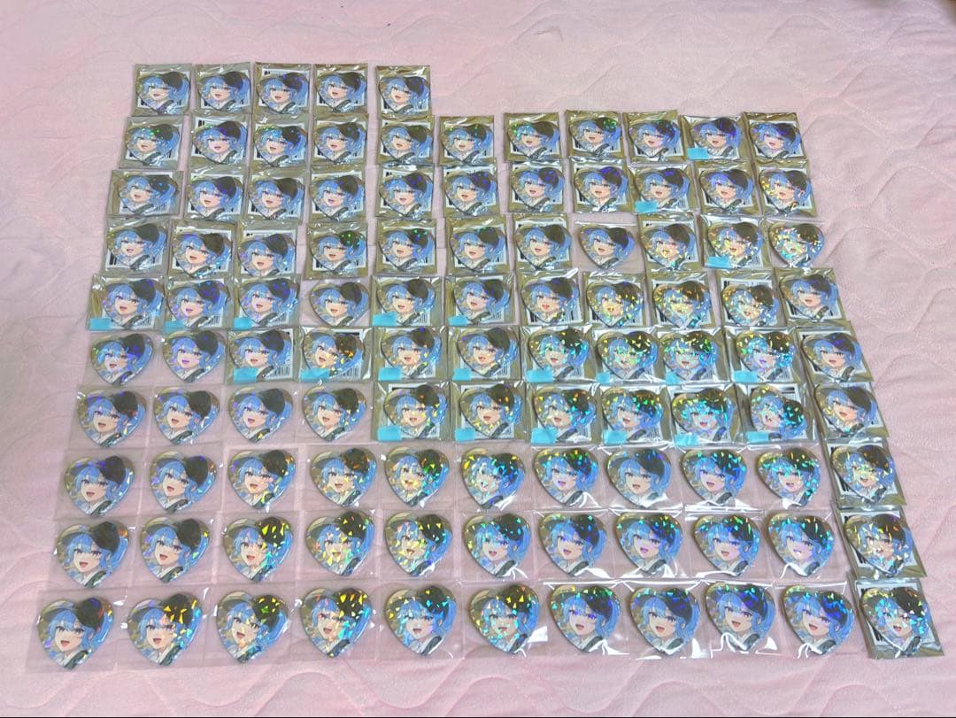 星街すいせい 6周年 誕生日 記念 缶バッジ 6th