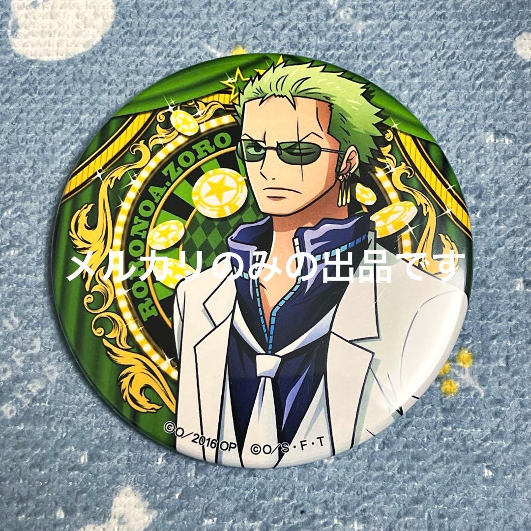 【傷あり】ONE PIECE FILM GOLD お台場 ドでか缶バッジ ゾロ