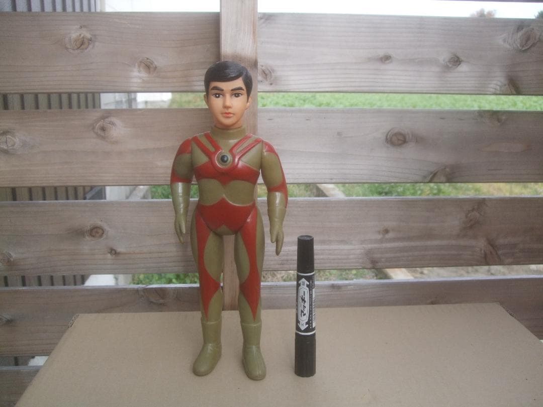 K*1様 ★当時物★ウルトラマンAエース★ソフビ・31㎝★ブルマァク 円谷プロ