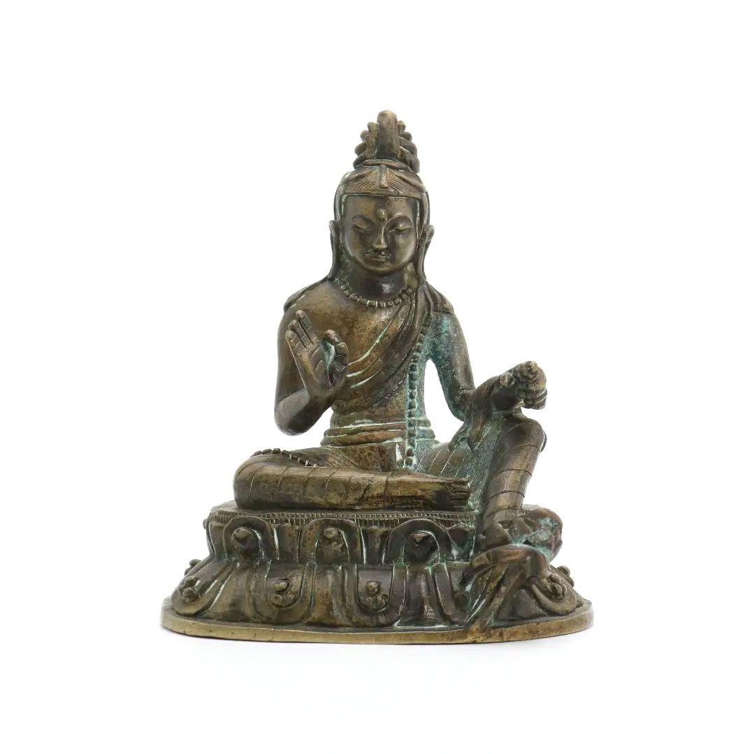 古銅 チベット仏像 仏教美術　V216　1F14D