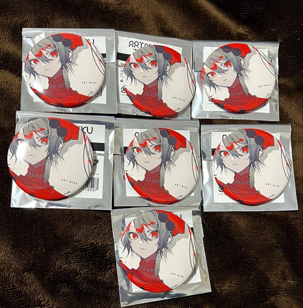 art of miku バーニーズ 缶バッジ 初音ミク 望月けい 7個セット