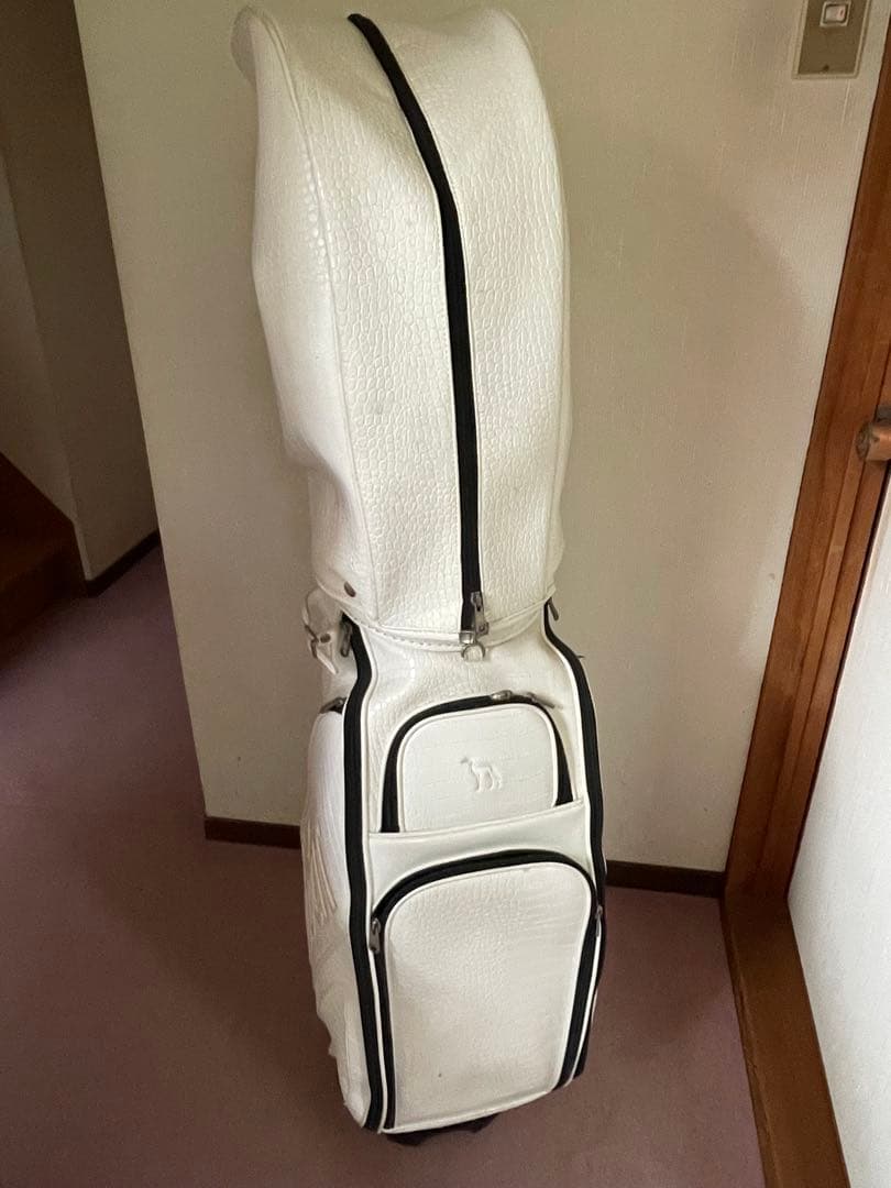 adabat クロコ型押し ゴルフバッグ