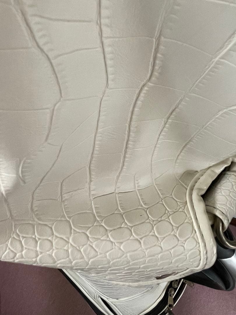 adabat クロコ型押し ゴルフバッグ