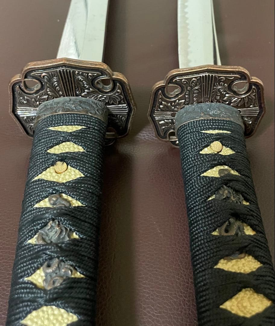 模造刀　居合刀　太刀　脇差　刀掛け　武具　Q663