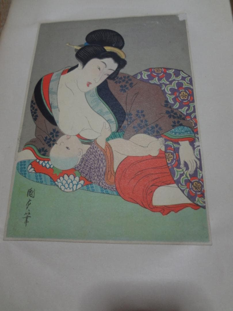 浮世絵　東錦美人集　第一集　春画　鈴木春信　豊原国周　渓斎英泉　肉筆デッサン付き