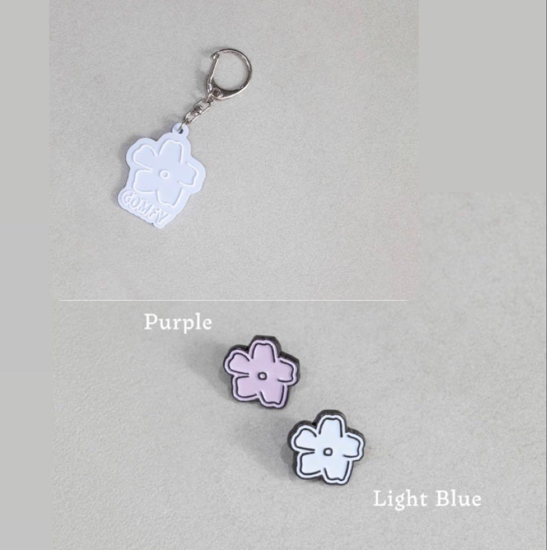 未開封新品 COMFY 岩岡徹 ピンバッジ＆キーチェーン