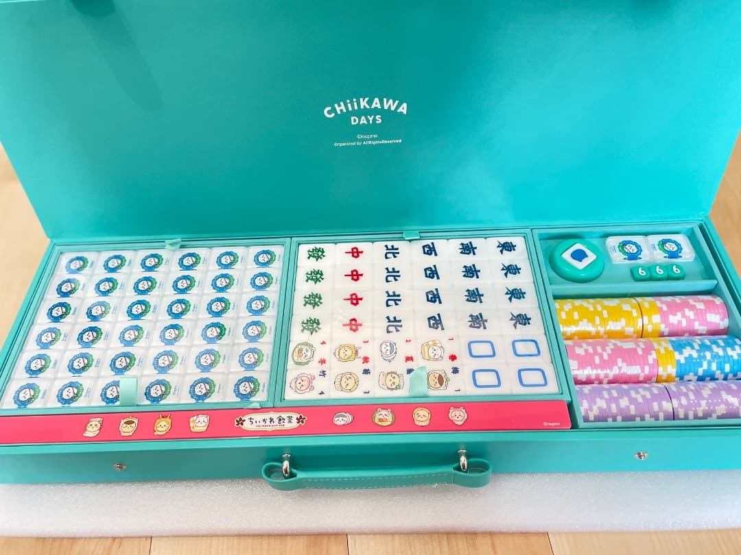 ちいかわ 香港 飲茶 麻雀セット マット付き 香港限定