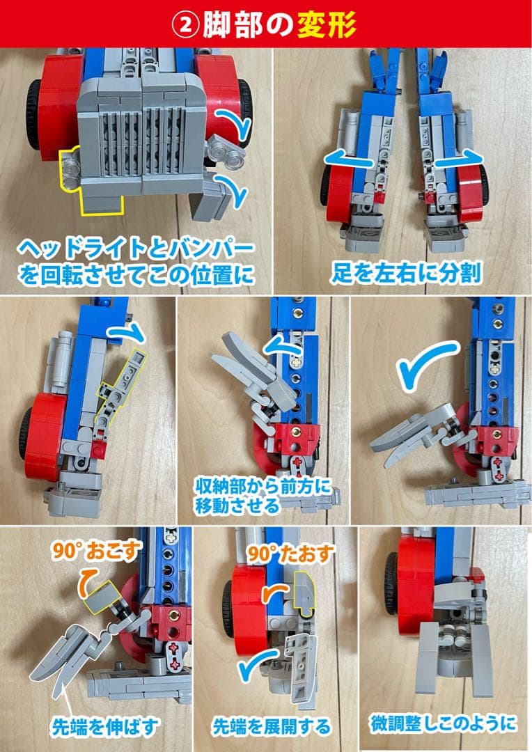ご購入者様用 変形のしかた オプティマス編