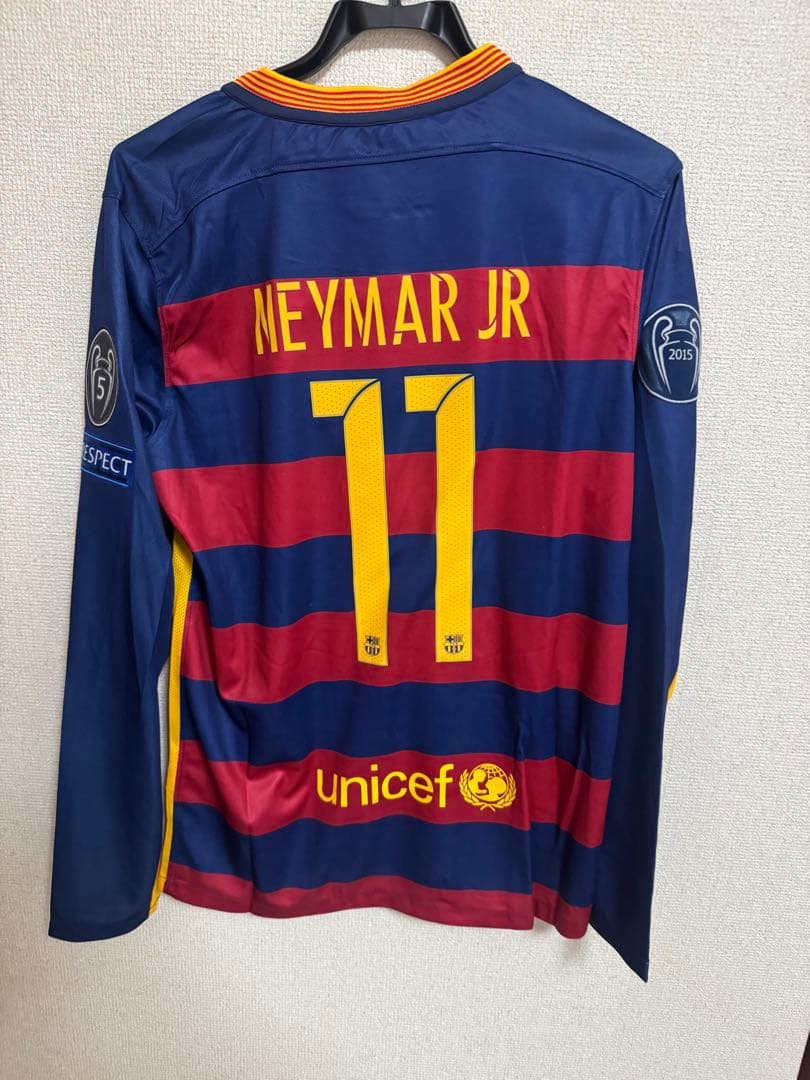 ト*ト様 【新品】ネイマール ユニフォーム バルセロナ 長袖 新品タグ付き