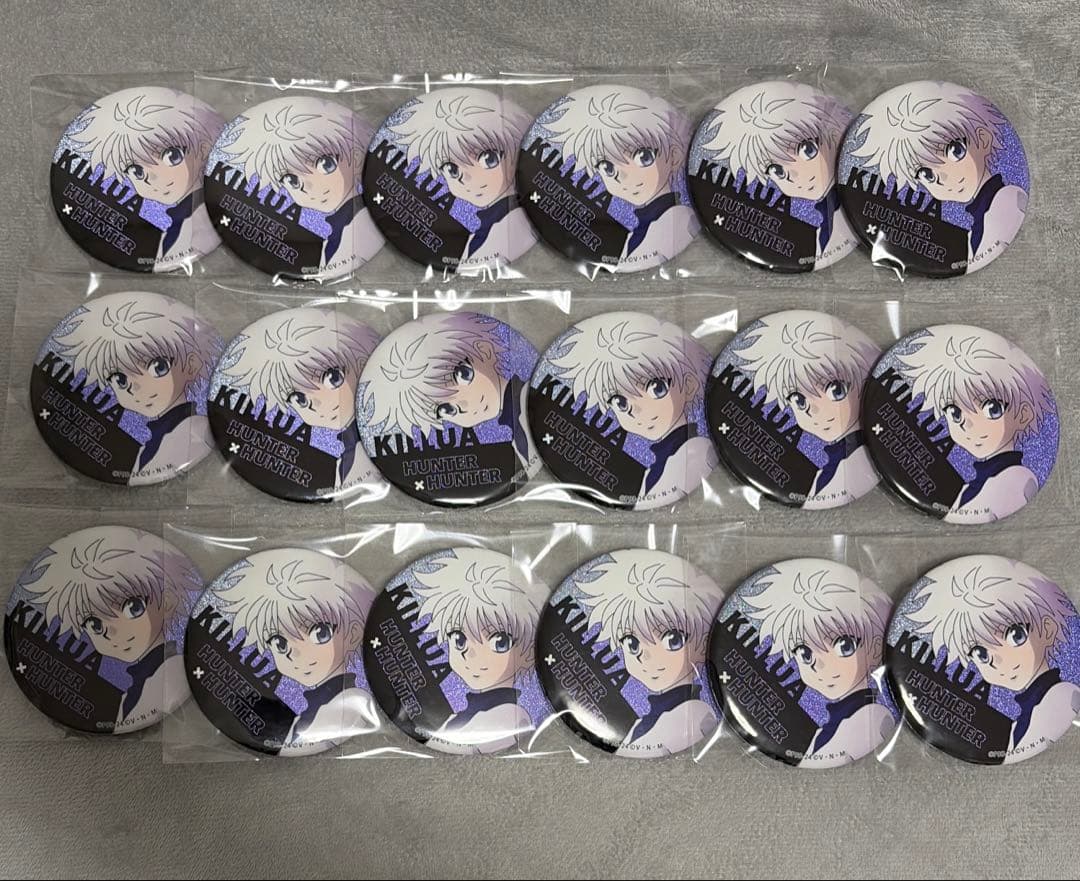 HUNTER × HUNTER キルア グリッター缶バッジ ジャンプショップ