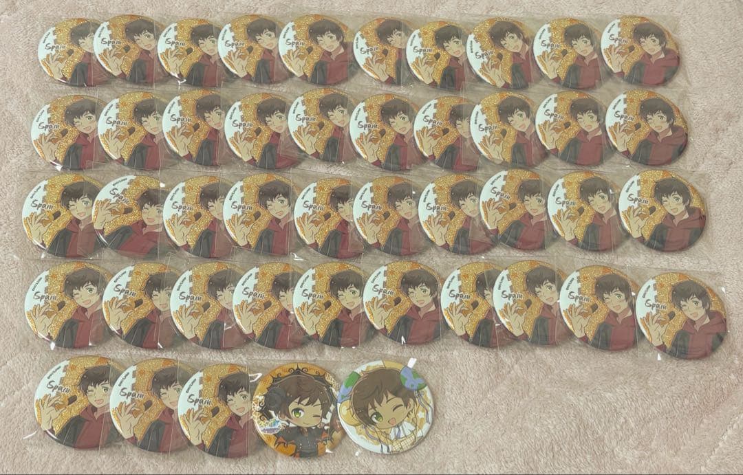 ヘタリア スペイン 食べ歩き 缶バッジ 43個&2個【値下げ中】