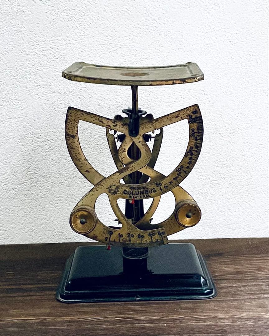 ドイツ　ヴィンテージ　レタースケール　COLUMBUS BILATERAL