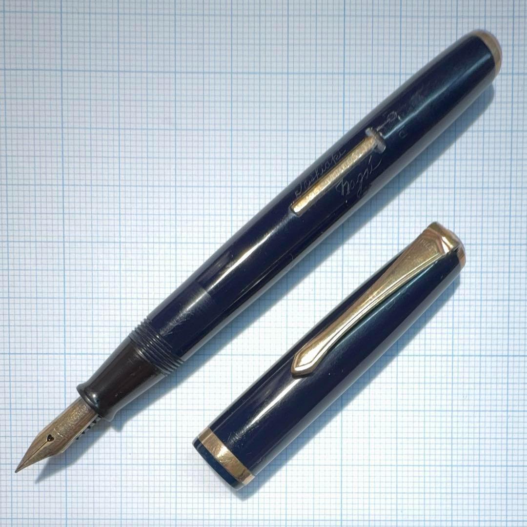 ヴィンテージ パイロット 万年筆 1号 14K F 細字 整備品 日本製