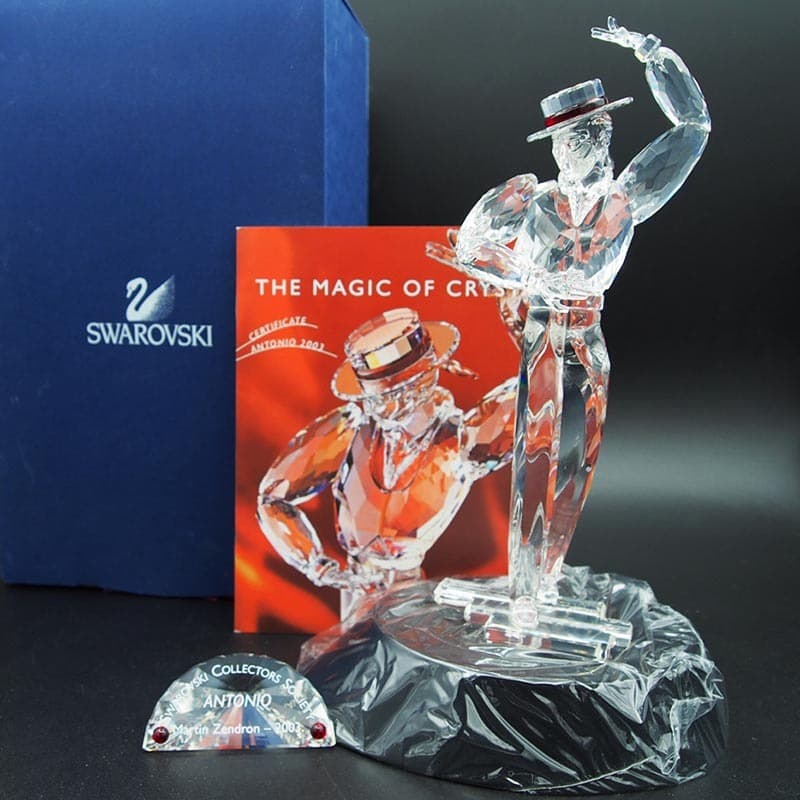 スワロフスキー マジックオブダンス アントニオ 2003年 プラーク・飾り台付き